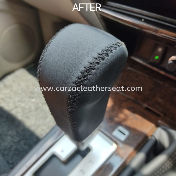 GEAR KNOB & COVER REPLACE LEATHER 