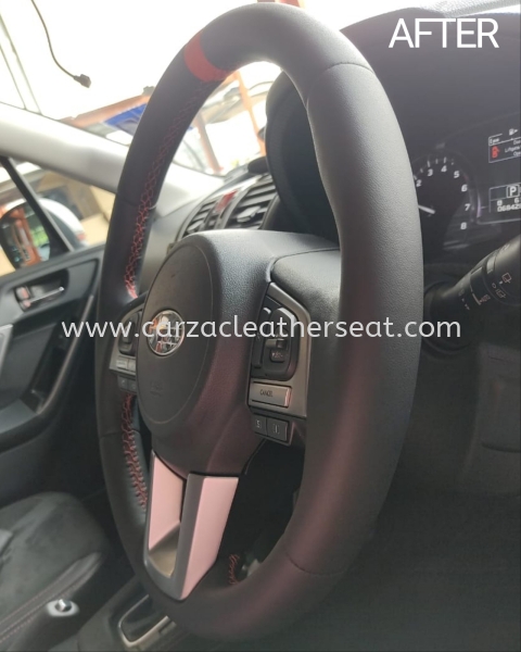 SUBARU FORESTER STEERING WHEEL REPLACE LEATHER 