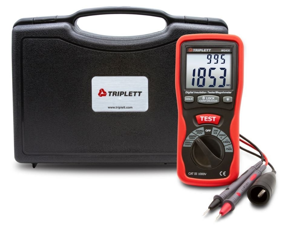 Digital Insulation Tester - Tests Insulation Resistance to 2000MΩ, CAT III 1000V - (MG430)