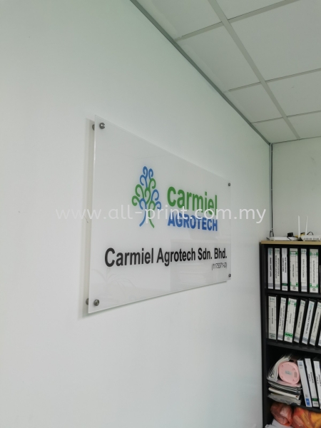 Carmiel Agrotech Kota Kemuning - Acrylic Signage