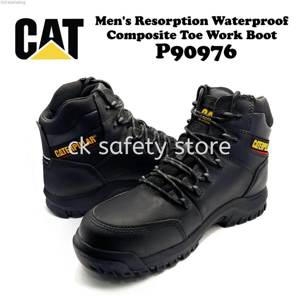 CATERPILLAR MEN'S RESORPTION WATERPROOF COMPOSITE TOE WORK BOOT P90976