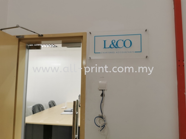 L & CO Setia Taipan - Acrylic Signage