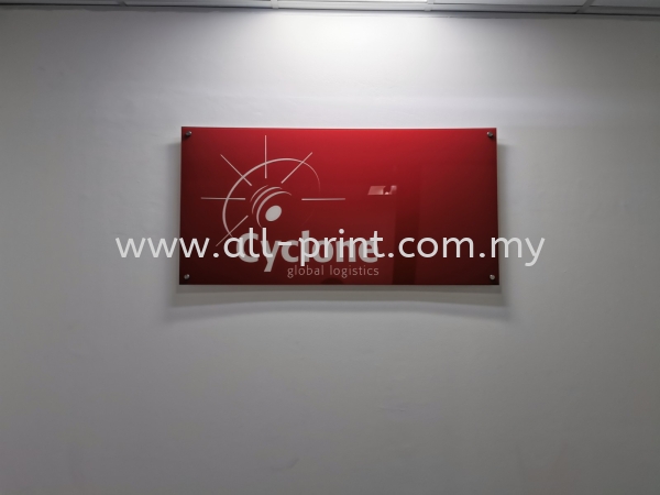 Cyclone Setia Alam - Acrylic Signage