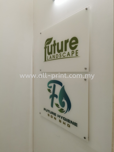 Future Landscape Rawang - Acrylic Signage