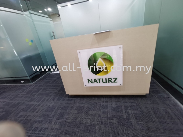 Naturz Kota Damansara - Acrylic Signage