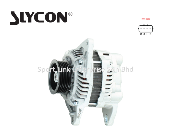 Alternator Proton Waja 1.6 Y2001-Y2008 (SLYCON) 12V 90A 4Pin 6PK New