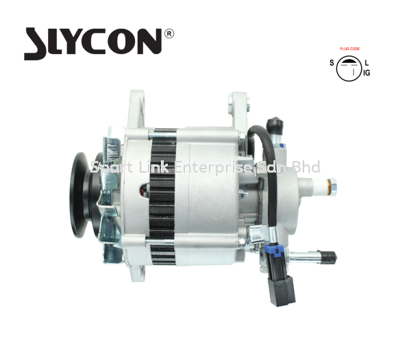 Alternator Hicom Perkasa 2.8 Diesel Y1997-Y2005 (SLYCON) 12V 75A 3Pin V-BELT with Pump New