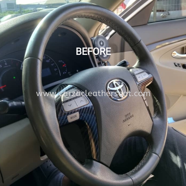 TOYOTA CAMRY STEERING REPLACE LEATHER