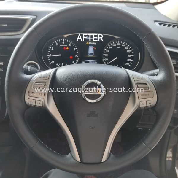 NISSAN XTRAIL STEERING WHEEL REPLACE LEATHER