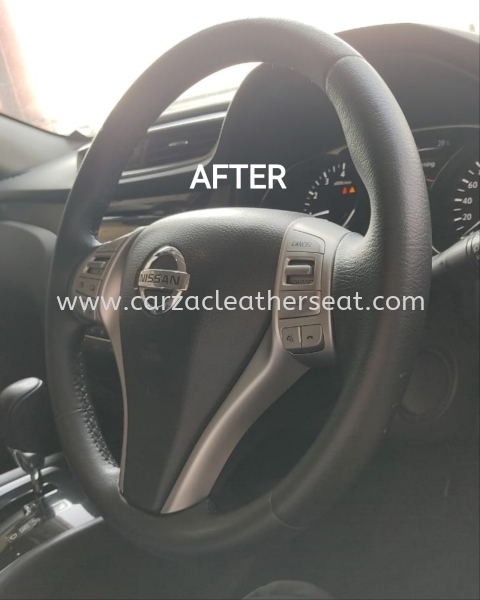 NISSAN XTRAIL STEERING WHEEL REPLACE LEATHER
