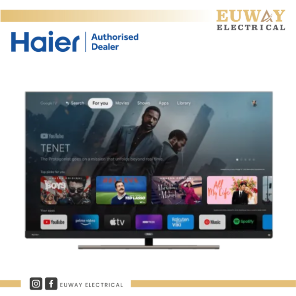 HAIER 65 4K HQLED GOOGLE TV H65S900UX