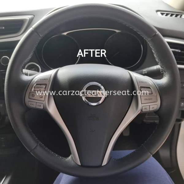 NISSAN X-TRAIL STEERING WHEEL REPLACE LEATHER