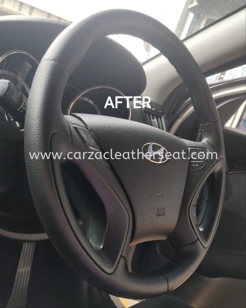 HYUNDAI SONATA STEERING WHEEL REPLACE LEATHER