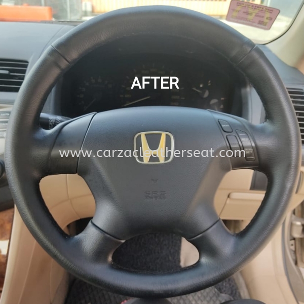 HONDA ACCORD STEERING WHEEL REPLACE LEATHER