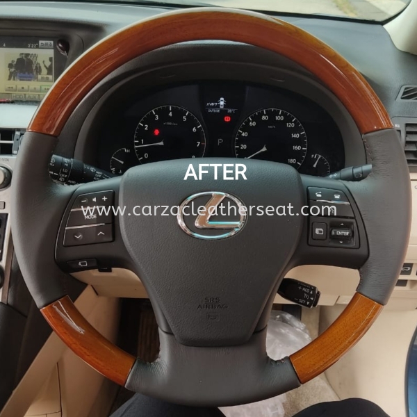 LEXUS RX350 STEERING WHEEL REPLACE LEATHER