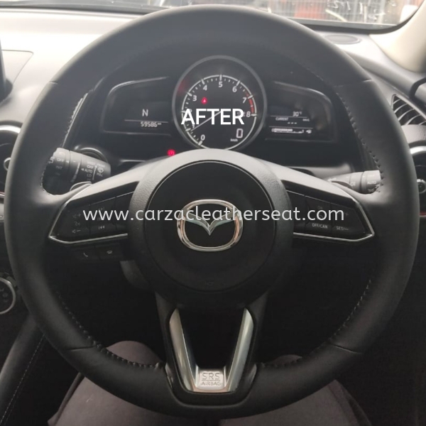 MAZDA CX-3 STEERING WHEEL REPLACE LEATHER