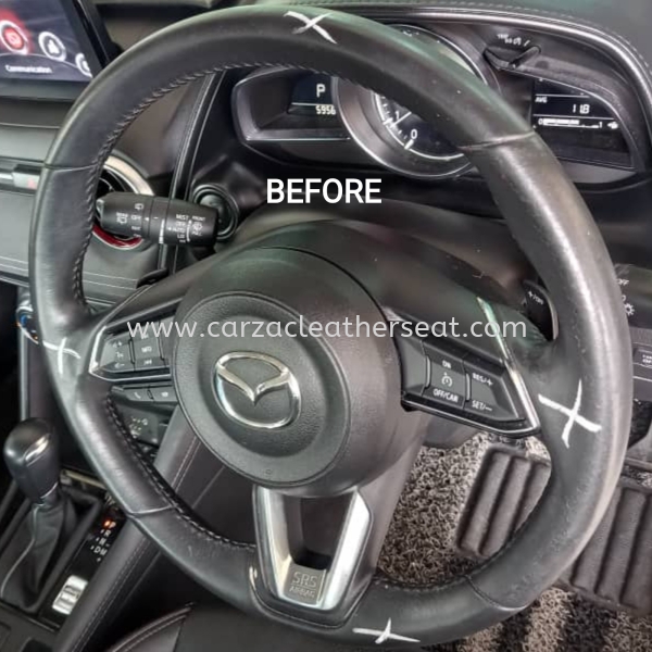 MAZDA CX-3 STEERING WHEEL REPLACE LEATHER