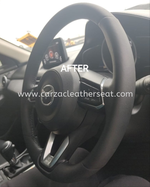 MAZDA CX-3 STEERING WHEEL REPLACE LEATHER