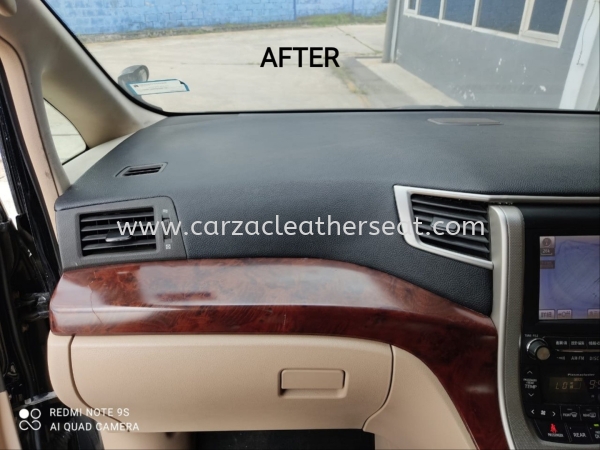 TOYOTA VELLFIRE DASHBOARD COVER REPLACE