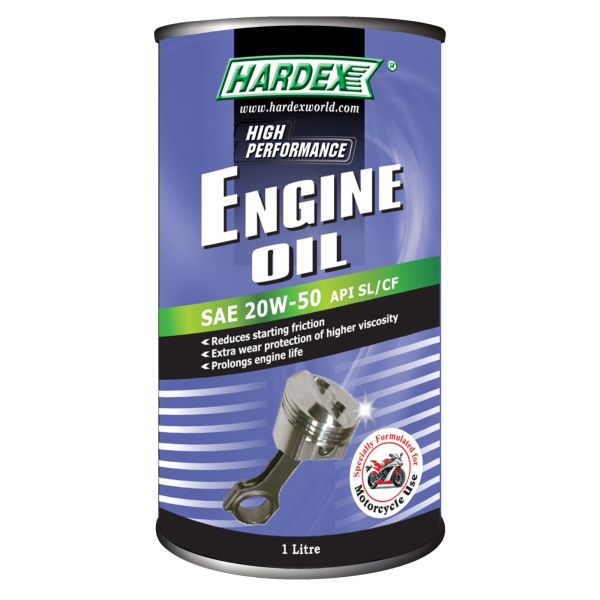 HARDEX HIGH PERFORMANCE 20W-50 Engine Oil - 1L (Can)