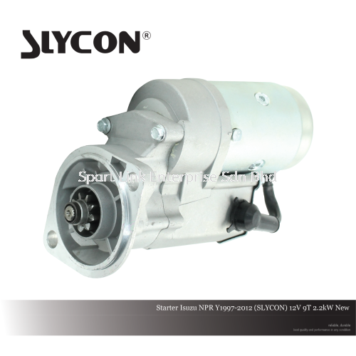 Starter Isuzu NPR Y1997-2012 (SLYCON) 12V 9T 2.2kW New