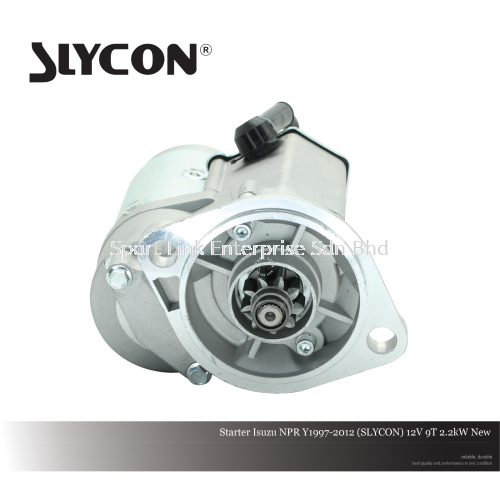 Starter Isuzu NPR Y1997-2012 (SLYCON) 12V 9T 2.2kW New