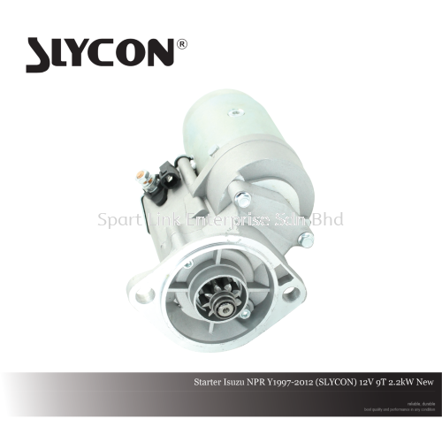 Starter Isuzu NPR Y1997-2012 (SLYCON) 12V 9T 2.2kW New
