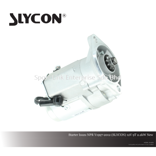 Starter Isuzu NPR Y1997-2012 (SLYCON) 12V 9T 2.2kW New
