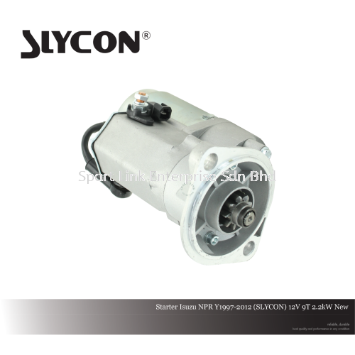 Starter Isuzu NPR Y1997-2012 (SLYCON) 12V 9T 2.2kW New