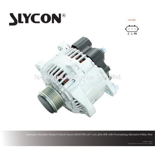 Alternator Hyundai Sonata 6 Y2006-Y2010 (SLYCON) 12V 110A 3Pin 6PK with OAP New