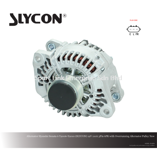 Alternator Hyundai Sonata 6 Y2006-Y2010 (SLYCON) 12V 110A 3Pin 6PK with OAP New