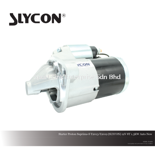 Starter Proton Suprima-S Y2013-Y2019 (SLYCON) 12V 8T 1.3KW Auto New