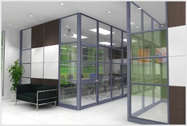 Full Height Glass Partition 1 AIM Block System Office Workstation Malaysia, Selangor, Kuala Lumpur (KL), Seri Kembangan Supplier, Suppliers, Supply, Supplies | Aimsure Sdn Bhd