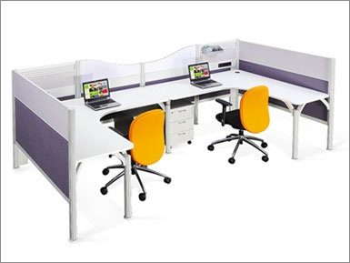 2 Seat Office Pole System (AIM-C2-1-L-PS) AIM Pole System Office Workstation Malaysia, Selangor, Kuala Lumpur (KL), Seri Kembangan Supplier, Suppliers, Supply, Supplies | Aimsure Sdn Bhd