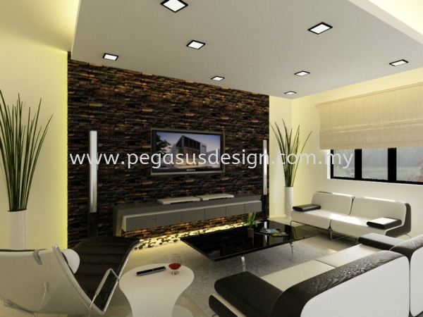  Reka Bentuk Konsol TV Johor Bahru (JB), Taman Universiti, Skudai Contractor, Service | Pegasus Design & Build Sdn Bhd