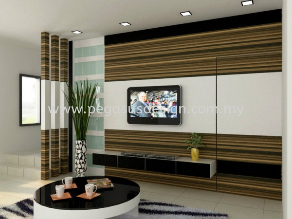  TV Console Design Johor Bahru (JB), Taman Universiti, Skudai Contractor, Service | Pegasus Design & Build Sdn Bhd