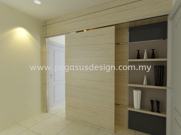  Reka Bentuk Almari Pakaian Johor Bahru (JB), Taman Universiti, Skudai Contractor, Service | Pegasus Design & Build Sdn Bhd