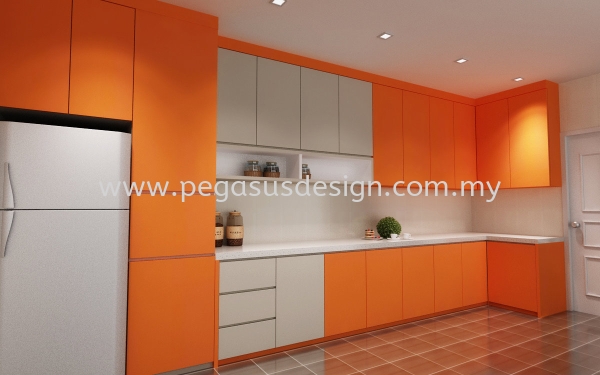  Reka Bentuk Kabinet Dapur Johor Bahru (JB), Taman Universiti, Skudai Contractor, Service | Pegasus Design & Build Sdn Bhd