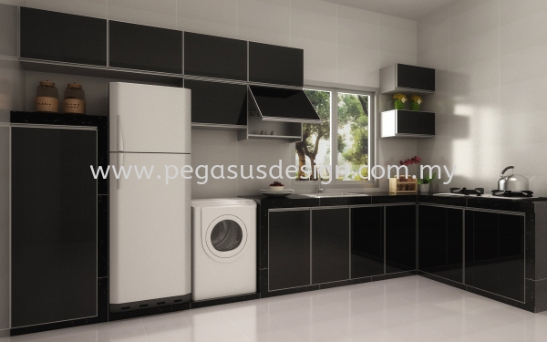  Reka Bentuk Kabinet Dapur Johor Bahru (JB), Taman Universiti, Skudai Contractor, Service | Pegasus Design & Build Sdn Bhd