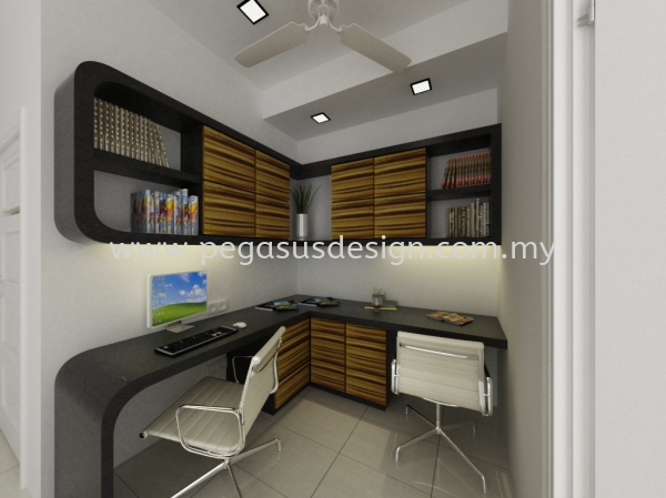  Reka Bentuk Bilik Belajar Johor Bahru (JB), Taman Universiti, Skudai Contractor, Service | Pegasus Design & Build Sdn Bhd