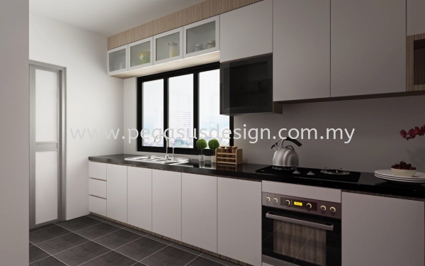  Kitchen Cabinet Design Johor Bahru (JB), Taman Universiti, Skudai Contractor, Service | Pegasus Design & Build Sdn Bhd
