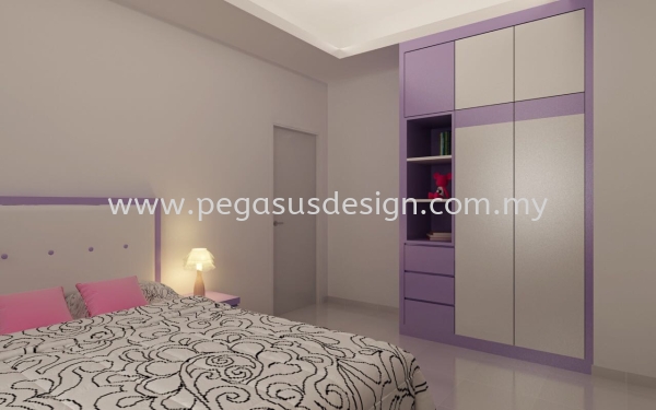  Bedroom Design Johor Bahru (JB), Taman Universiti, Skudai Contractor, Service | Pegasus Design & Build Sdn Bhd