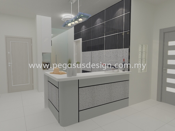  Kitchen Cabinet Design Johor Bahru (JB), Taman Universiti, Skudai Contractor, Service | Pegasus Design & Build Sdn Bhd