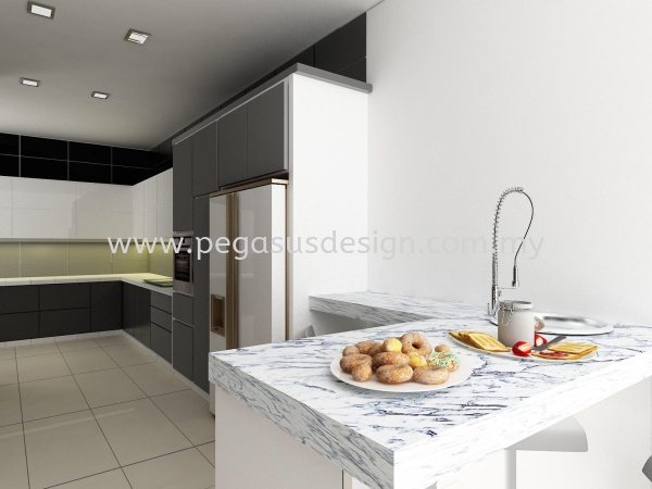  Kitchen Cabinet Design Johor Bahru (JB), Taman Universiti, Skudai Contractor, Service | Pegasus Design & Build Sdn Bhd