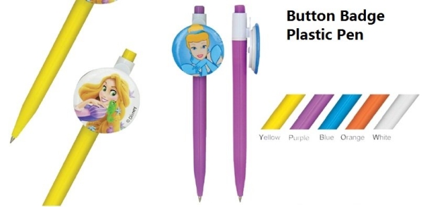 Button Badge Plastic Pen Button Badge Plastic Pen Writing Instruments Penang, Malaysia, Kedah, Bukit Mertajam Supplier, Suppliers, Supply, Supplies | Ara Mulia Gift Sdn Bhd