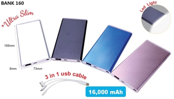 BANK 160 Power Bank IT Produc Penang, Malaysia, Kedah, Bukit Mertajam Supplier, Suppliers, Supply, Supplies | Ara Mulia Gift Sdn Bhd