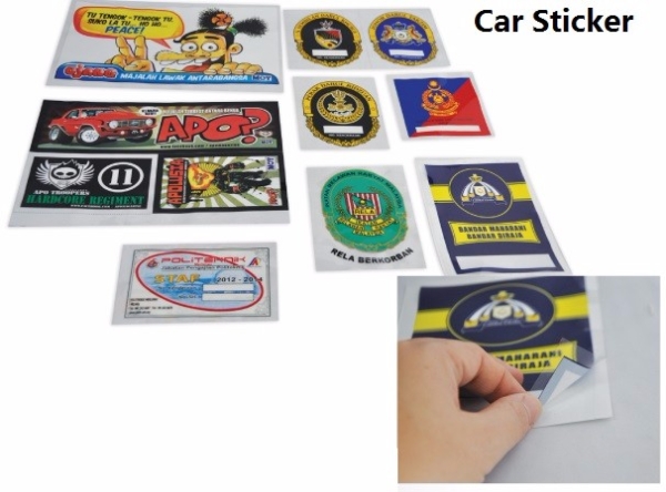 Car Sticker Custom Made Penang, Malaysia, Kedah, Bukit Mertajam Supplier, Suppliers, Supply, Supplies | Ara Mulia Gift Sdn Bhd