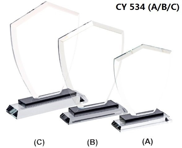 CY 534 ( C) Crystal Plaque  Crystal Series Trophy Penang, Malaysia, Kedah, Bukit Mertajam Supplier, Suppliers, Supply, Supplies | Ara Mulia Gift Sdn Bhd