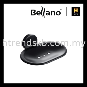 Bellano Soap Dish Plate (Black) BLN7208BKSS