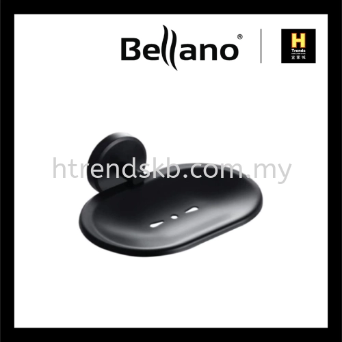 Bellano Soap Dish Plate (Black) BLN7208BKSS